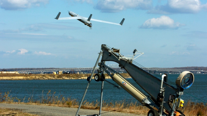 Drone ScanEagle UAV.