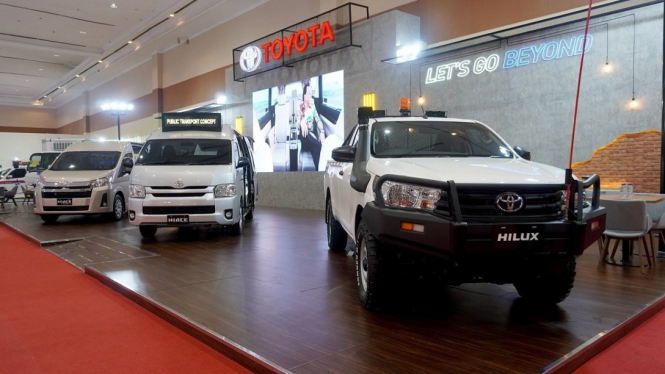 Jajaran mobil Toyota di GIICOMVEC