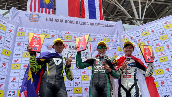 Wahyu Aji podium pertama di ARRC