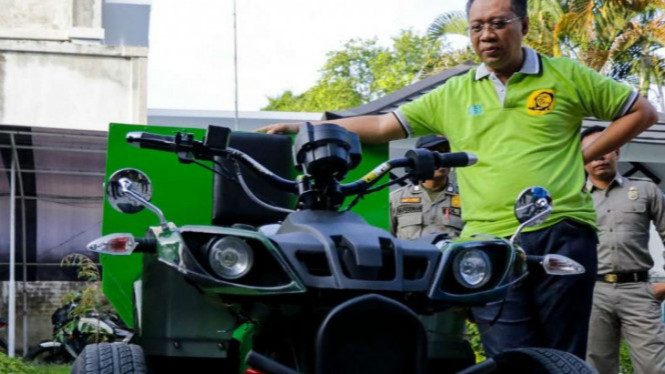 Motor listrik karya pelajar NTB