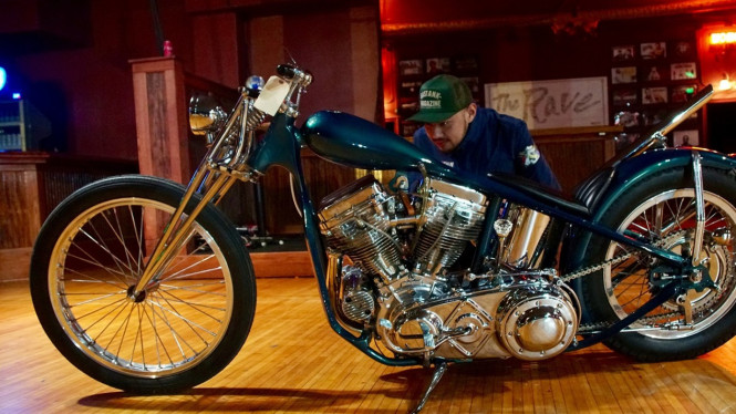 Motor custom karya anak bngsa yang gagal tampil di Amerika