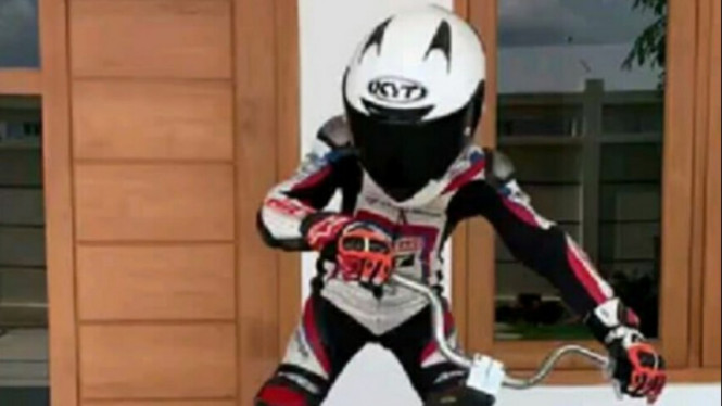 Aksi Pembalap Indonesia Ketika di Rumah Saja