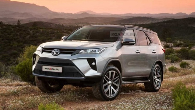 Toyota Fortuner baru yang akan meluncur di Thailand