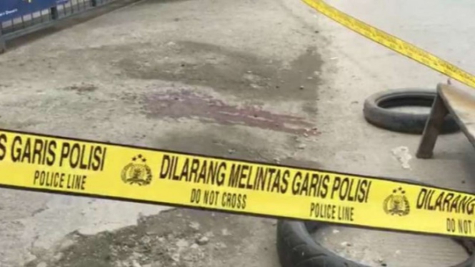 Ilustrasi garis polisi