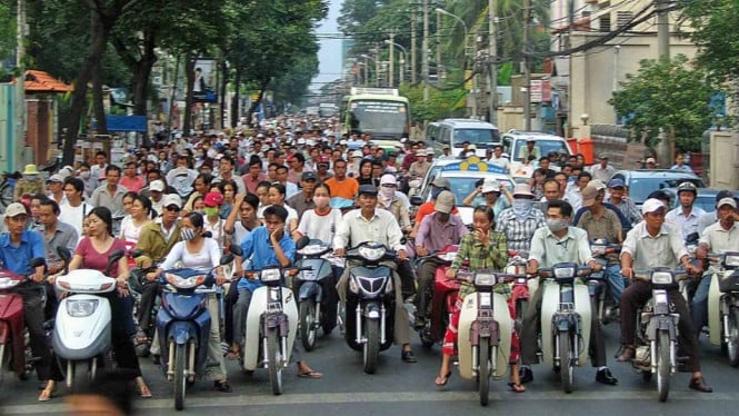 Pemotor di Vietnam