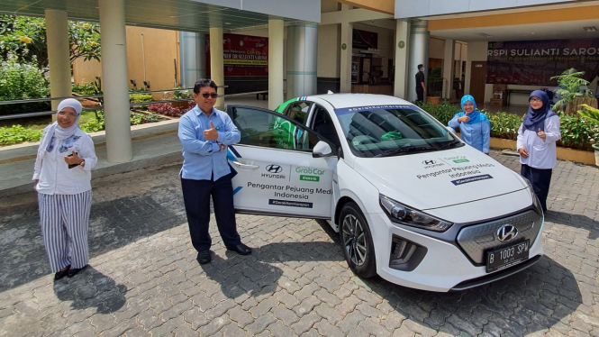 Mobil listrik Hyundai untuk petugas RS Covid-19