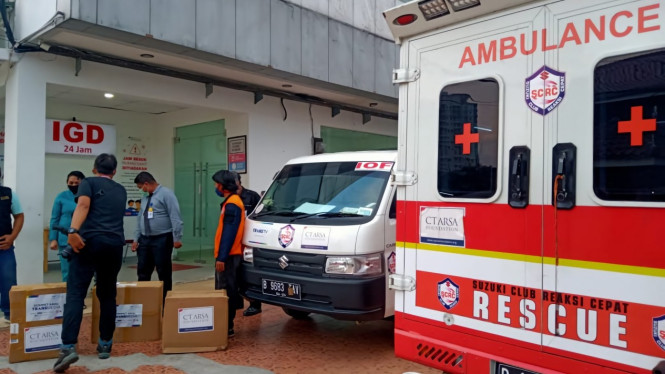 Suzuki sumbang apd dan masker serta meminjamkan ambulance gratis