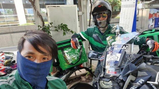 Pilot dan pramugara alih profesi jadi ojol