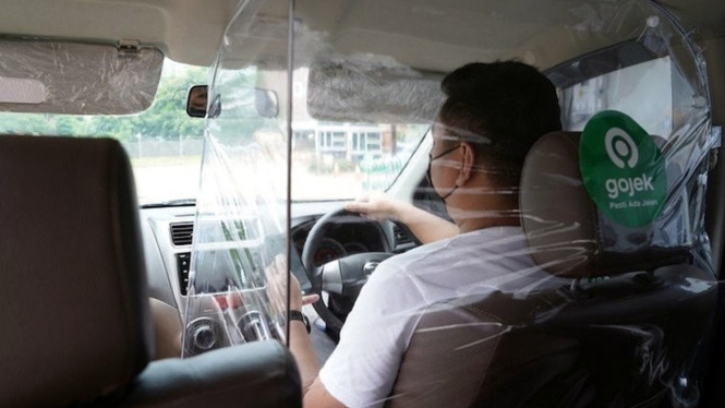 Gojek alat pelindung untuk driver Gocar