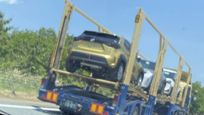 Toyota Yaris Cross kepergok di jalan