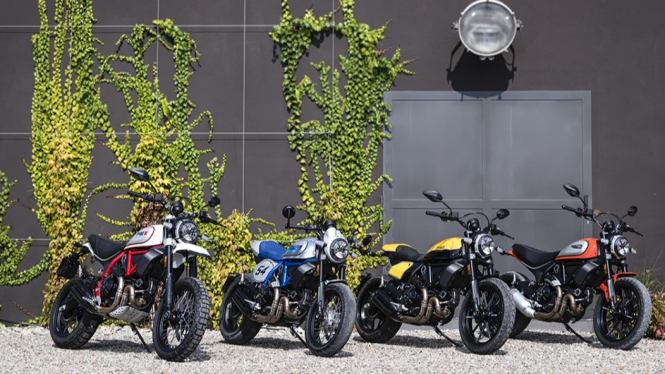 Jajaran model Ducati scrambler