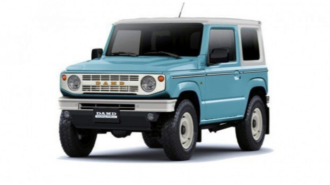 Modifikasi mobil All New Jimny bergaya Jadul