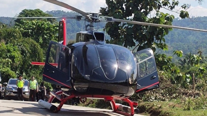 Helikopter milik Lippo Group Ketua KPK