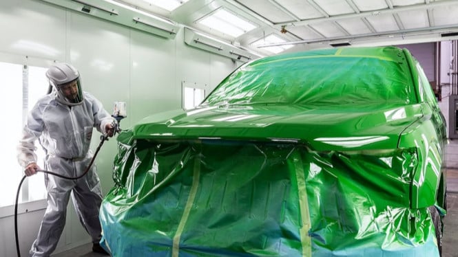 Cat mobil dengan cara oven