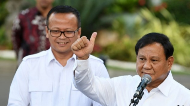 Edhy Prabowo bersama Prabowo Subianto