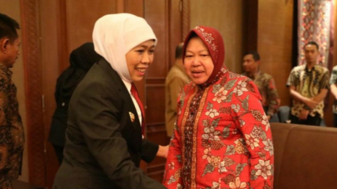 Risma dan Khofifah