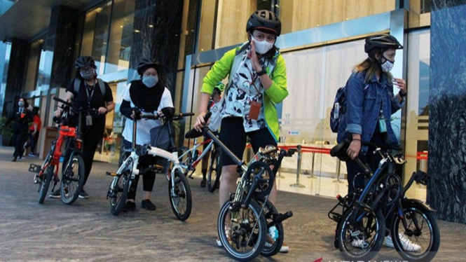 Jalur sepeda di Thamrin dihapus