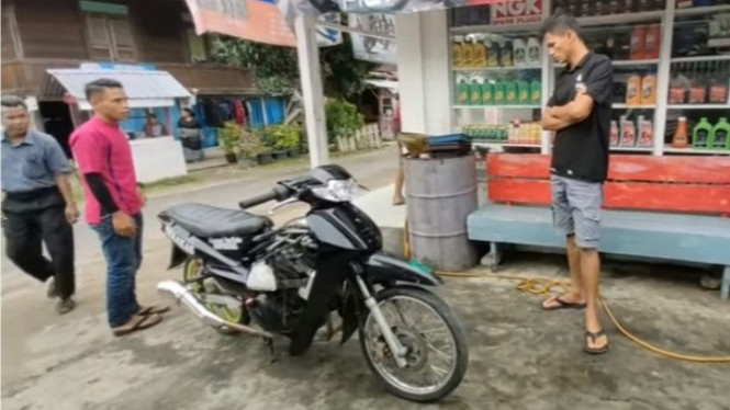 Supra Pakai Mesin Ninja 250