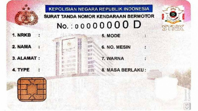 STNK baru bakal seperti kartu