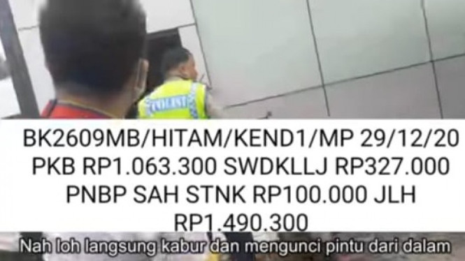 Oknum Polisi Tunggak Pajak Kendaraan