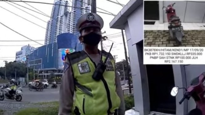 Oknum Polisi Tidak Bisa Menunjukkan STNK