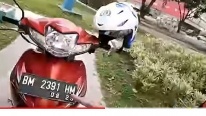 Polisi Pakai Plat Nomor Bodong