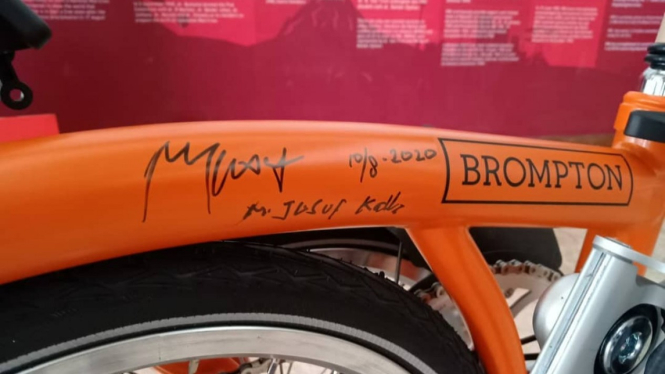 Sepeda Brompton Jusuf Kalla