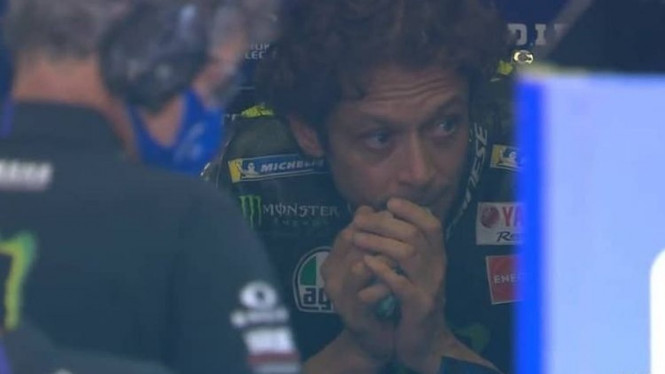 Valentino Rossi shock