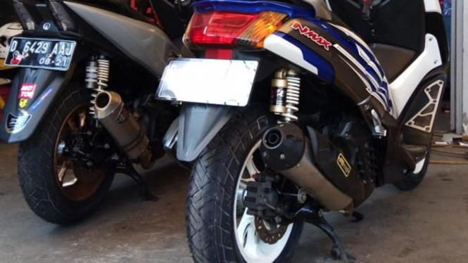 Yamaha NMax dengan ban Zeneos Milano