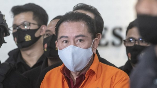 Djoko Tjandra rpakrai baju tahanan KPK