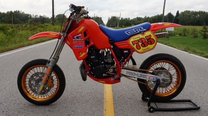 Honda cr500 supermoto