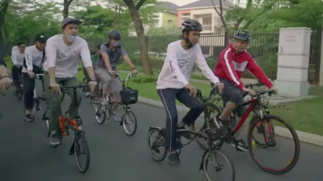 UAS gowes pakai Brompton