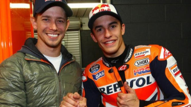 Marc Marquez dan Casey Stoner
