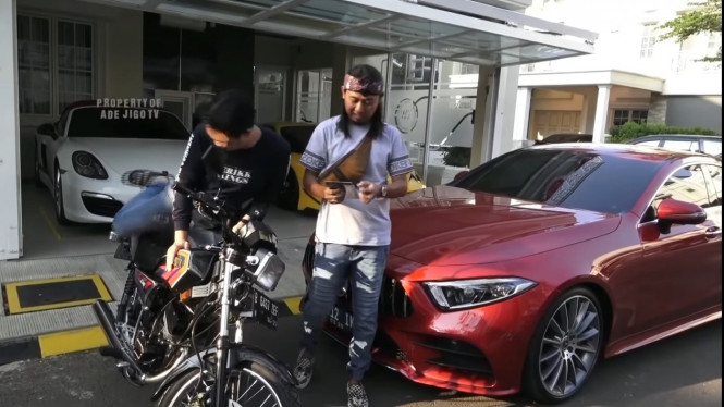 RX King Ade Jigo ditukar dengan Mobil Mercedes