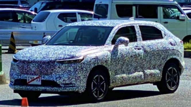 Spy shoot Honda HR-V baru