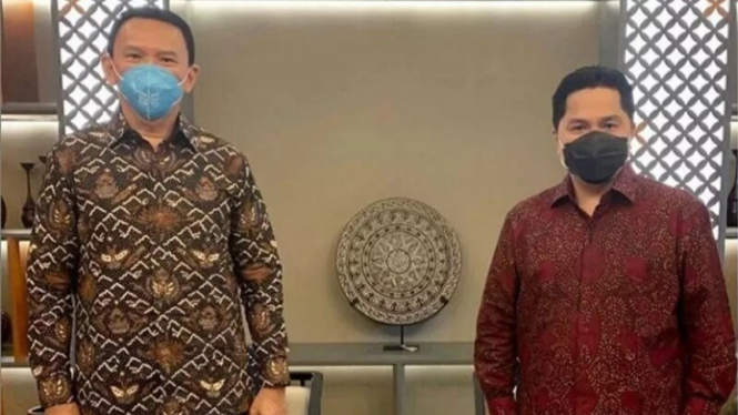 Ahok dan Erick Thohir