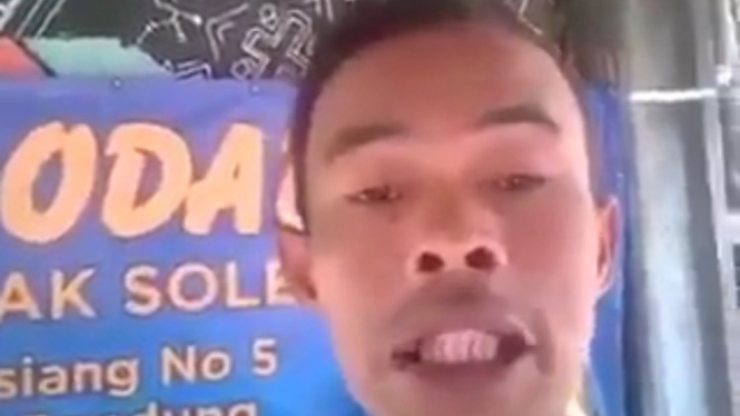 Ade Londok sosok pria viral Odading Mang Oleh