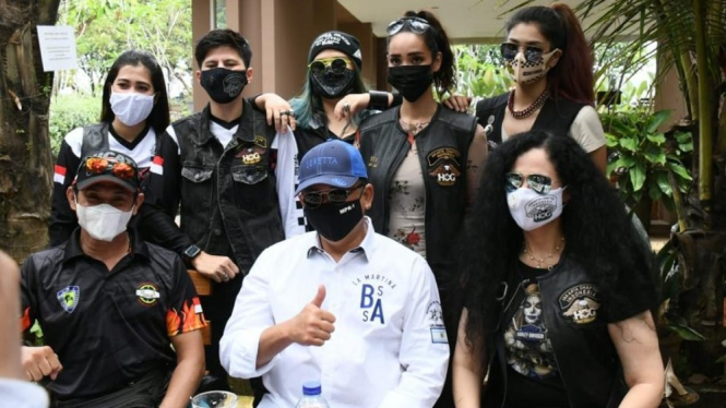 Ketua MPR RI Bambang Soesatyo mengajak komunitas Lady Bikers