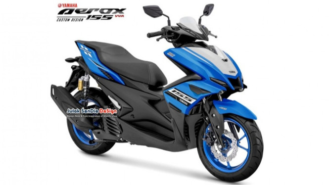Yamaha Aerox terbaru (render image)