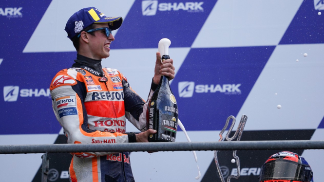 Pembalap Repsol Honda, Alex Marquez