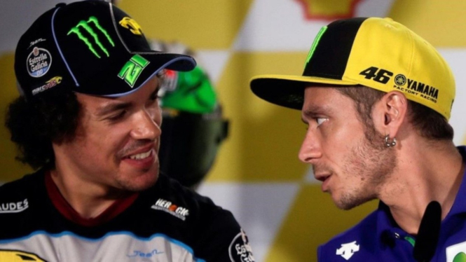 Franco Morbidelli dan Valentino Rossi