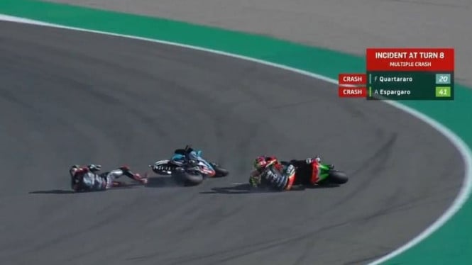 Fabio Quartararo dan Aleix Espargaro