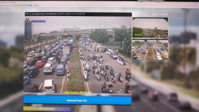 Tol Masuk Tol saat Kepulangan Habib Rizieq