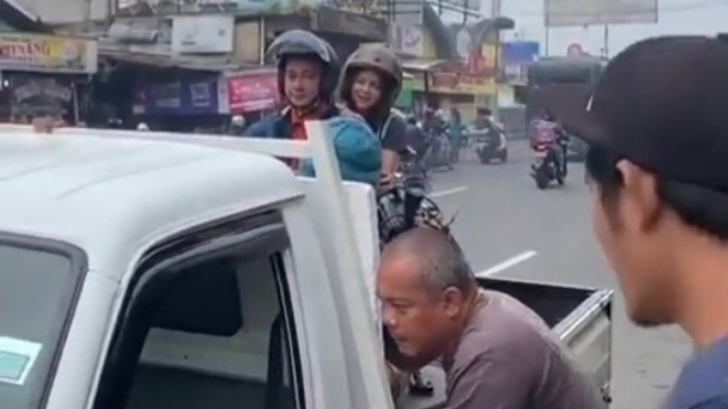 Teknik pengambilan gambar saat adegan naik motor di film