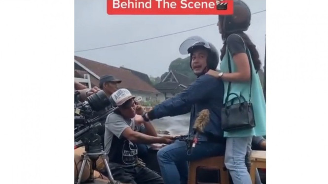 Teknik pengambilan gambar saat adegan naik motor di film