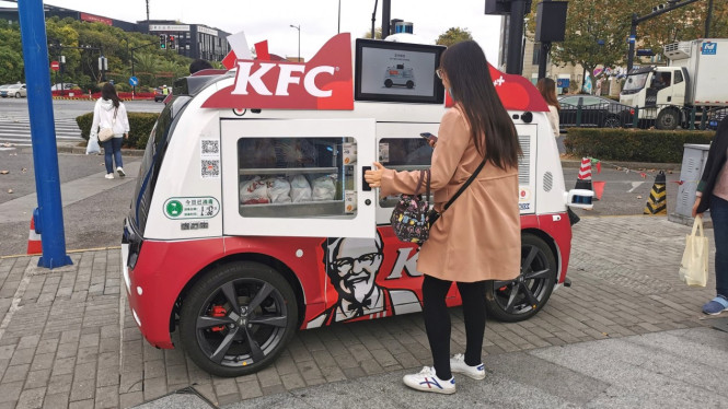 Mobil KFC di China