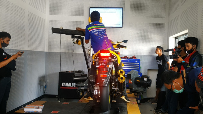 Dyno test usai pemasangan maxxwire