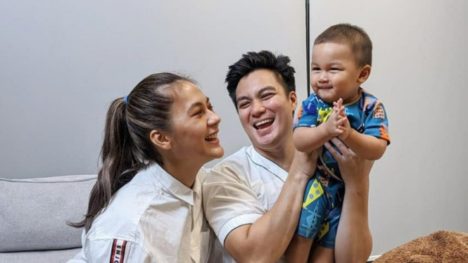 Kiano bersama Paula dan Baim