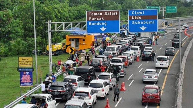 Jalur Puncak Bogor ditutup saat tahun baru