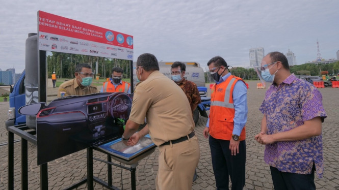 Tempat Cuci Tangan Seperti di dalam Mobil